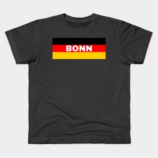 Bonn City in German Flag Kids T-Shirt